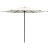 Parasol de jardin 300 x 300 cm Polyester Rectangulaire Crème 642648642648
