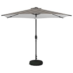 Parasol de jardin avec lumières LED et base 300 x 300 cm 642650642650