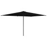 Parasol de jardin 200 x 300 cm Polyester Rectangulaire Noir 642654642654