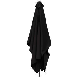 Parasol de jardin 200 x 300 cm Polyester Rectangulaire Noir 642654642654