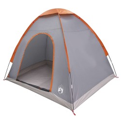 Tente de camping avec toit Gris et orange 190 x 140 x 105 cm 642661642661