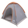 Tente de camping avec toit Gris et orange 190 x 140 x 105 cm 642661642661