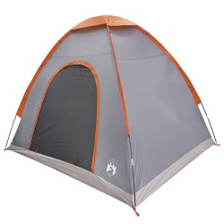 Tente de camping avec toit Gris et orange 190 x 140 x 105 cm 642661642661