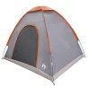Tente de camping avec toit Gris et orange 190 x 140 x 105 cm 642661642661