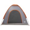 Tente de camping avec toit Gris et orange 190 x 140 x 105 cm 642661642661