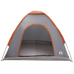 Tente de camping avec toit Gris et orange 190 x 140 x 105 cm 642661642661