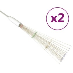 Feux d'artifice Noël d'extérieur 2 pcs Multicolore 20cm 280 LED 642662642662