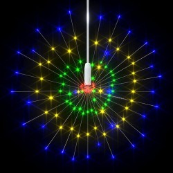 Feux d'artifice Noël d'extérieur 2 pcs Multicolore 20cm 280 LED 642662642662