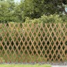 Trellis extensible pour clôture 2 pcs Marron Clair 100 x 105 cm 642667642667