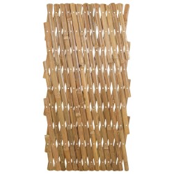 Trellis extensible pour clôture 2 pcs Marron Clair 100 x 105 cm 642667642667