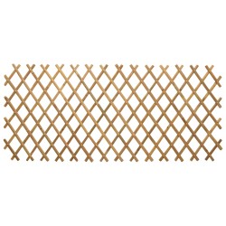 Trellis extensible pour clôture 2 pcs Marron Clair 100 x 105 cm 642667642667