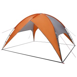 Tente de camping avec un abri imperméable Dôme Gris et orange 642672642672