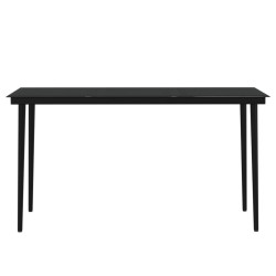 Ensemble à manger de jardin avec coussins 5 pcs Noir 642673642673