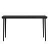 Ensemble à manger de jardin avec coussins 5 pcs Noir 642673642673