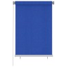 Store roulant d'extérieur 105 (l) x 140 (H) cm bleu HDPE 642676642676