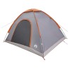 Tente de camping avec toit Gris et orange 275 x 215 x 125 cm 642679642679