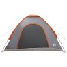 Tente de camping avec toit Gris et orange 275 x 215 x 125 cm 642679642679