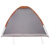 Tente de camping avec toit Gris et orange 275 x 215 x 125 cm 642679642679