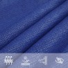 Voile d'ombrage 160 g/m² carré bleu 3,6x3,6 m PEHD 642681642681