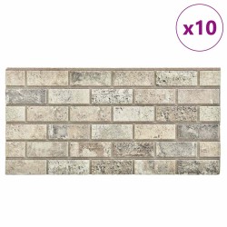 Panneaux muraux 10 pcs Sable 100 x 50 cm Mousse EPS 642683642683
