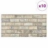 Panneaux muraux 10 pcs Sable 100 x 50 cm Mousse EPS 642683642683