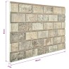 Panneaux muraux 10 pcs Sable 100 x 50 cm Mousse EPS 642683642683