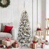Sapin de Noël artificiel avec 150 LED avec support Blanc 120 cm 642684642684