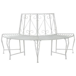 Banc d'Arbre 4-Nombre de places 160 x 80 x 89 cm Acier 642687642687