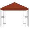 Pavillon 3 x 3 m Terre cuite Polyester et Acier 190 gsm 642689642689