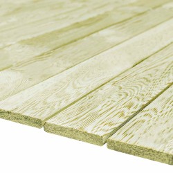 Planche de terrasse 12 pcs Vert imprégné 1,44 m² 642693642693
