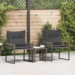 Ensemble de meubles d'extérieur 7 pcs Gris et Gris foncé 642695642695