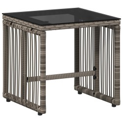 Ensemble de meubles d'extérieur 7 pcs Gris et Gris foncé 642695642695