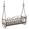 Banc Balançoire Acier 112 x 60 x 126,5 cm Marron ancien 642697642697