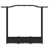 Lit Élevé avec Treillis et Toit Noir 169 x 40 x 123 cm PP 642706642706