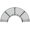 Banc d'Arbre 4-Nombre de places 160 x 80 x 89 cm Acier Noir 642710642710