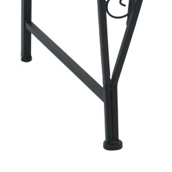Banc d'Arbre 4-Nombre de places 160 x 80 x 89 cm Acier Noir 642710642710
