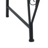 Banc d'Arbre 4-Nombre de places 160 x 80 x 89 cm Acier Noir 642710642710
