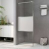 Paroi de douche à l'italienne à verre ESG demi-dépoli 115x195cm 642721642721