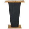 Ensemble de bar de jardin 5 pcs et coussins Résine tressée Noir 642723642723