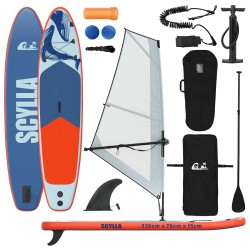 Planche SUP Gonflable avec Voile SCYLLA 330 x 76 x 15 cm Bleu 642726642726