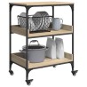 Chariot de cuisine Chêne Sonoma 60 x 41 x 80,5 cm 642729642729