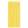Voilages à œillets 2 pcs jaunes 140 x 225 cm 642741642741