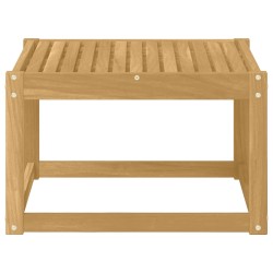Table de jardin Bois d'Acacia Massif Blanc 59 x 59 x 37 cm 642746642746