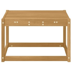 Table de jardin Bois d'Acacia Massif Blanc 59 x 59 x 37 cm 642746642746
