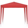 Tente de fête 250 x 250 x 240 cm Rouge PE et acier 642748642748