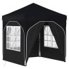 Tente de fête pop-up 192 x 192 x 245 cm Anthracite 642751642751