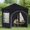 Tente de fête pop-up 192 x 192 x 245 cm Anthracite 642751642751