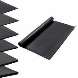 Tapis de sol Noir 1,2 x 2 m Caoutchouc 642753642753