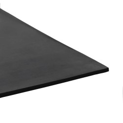 Tapis de sol Noir 1,2 x 2 m Caoutchouc 642753642753