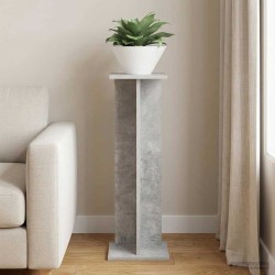 Support de Plante Gris Béton 25 x 25,5 x 80,5 cm 642754642754